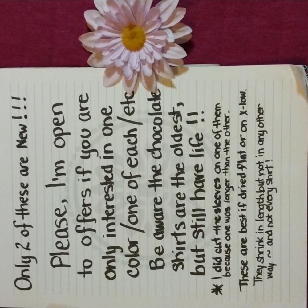 Bundle of 7 Long Sleeve Ladies Tees Sz. 3X - Picture 2 of 13